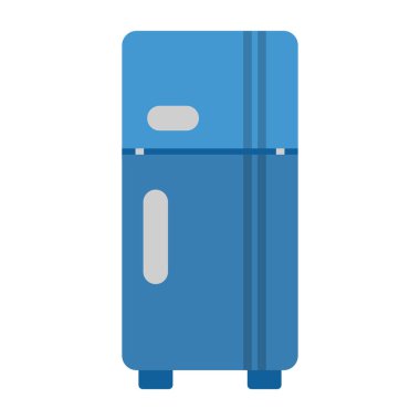 buzdolabı simgesi, vektör illüstrasyonu basit tasarım