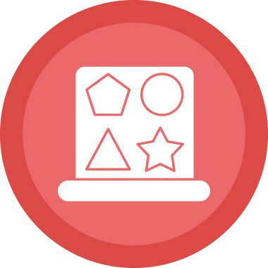 Moda biçimi izole edilmiş arkaplanda derecelendirme simgesi