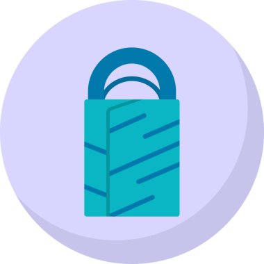 Güvenlik. Web simgesi basit illüstrasyon