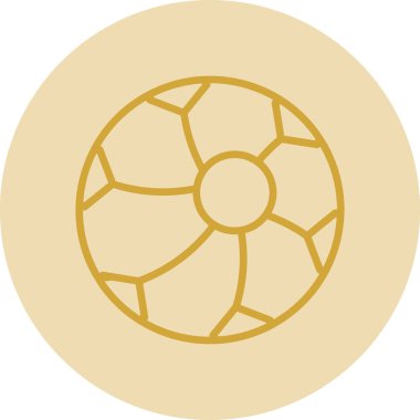 ağ için top ikonu vektör simgesi