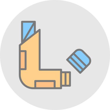 İzole edilmiş tek bir ikonun vektör illüstrasyonu