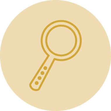 Basit düz arama simgesi vektör illüstrasyonu