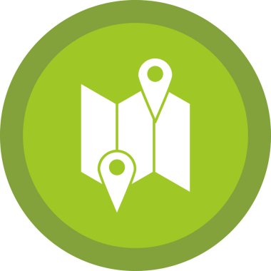 harita pin konumu simgesi düz biçimli