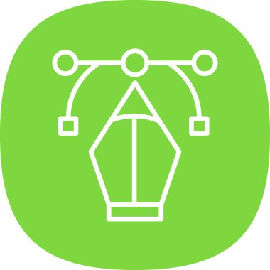 Modern b 'nin vektör illüstrasyonu