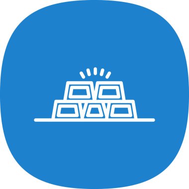 Bina. Web simgesi basit illüstrasyon