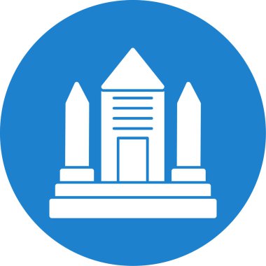 anıt simge vektör çizim