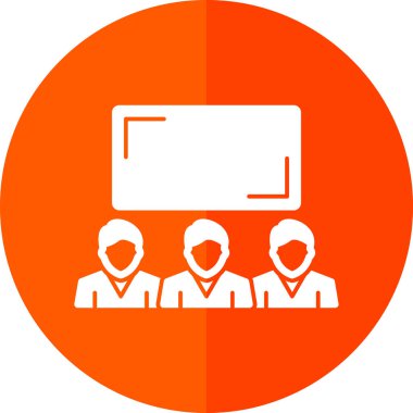 Düz dizaynlı insanların vektör simgesi