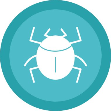 Böcek. Web simgesi basit illüstrasyon