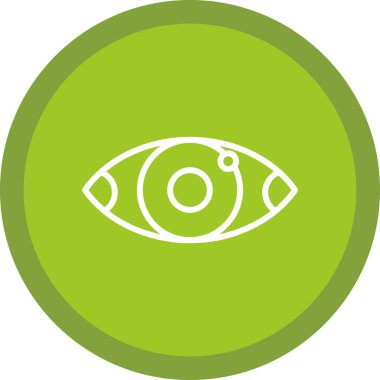 Göz düzlüğü simgesi, vektör çizimi