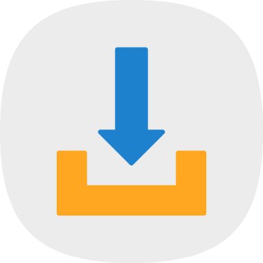 İndir. Web simgesi basit illüstrasyon