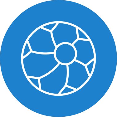 ağ için top ikonu vektör simgesi