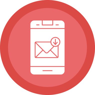 E- posta modern simgesinin vektör illüstrasyonu