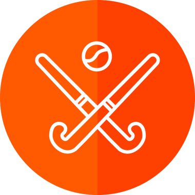 Modern Hokey simgesinin vektör çizimi                          