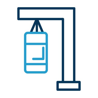 Modern b 'nin vektör illüstrasyonu eksik simgesi