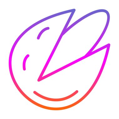 Fıstıklı fıstık. Web simgesi basit illüstrasyon 