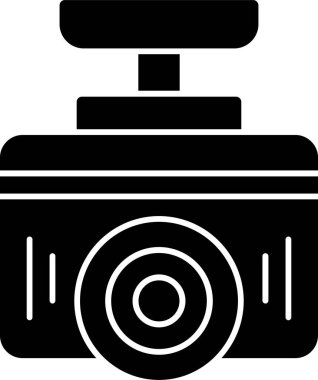 Kamera. Web simgesi basit illüstrasyon