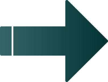 ok simgesi, vektör illüstrasyonu 