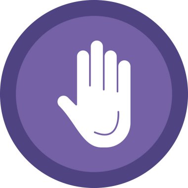 El simgesinin vektör illüstrasyonu 