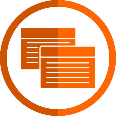 Web tarayıcı simgesi, vektör illüstrasyonu basit tasarım