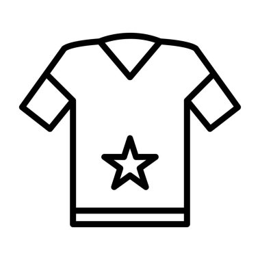tshirt simgesi vektör illüstrasyonu