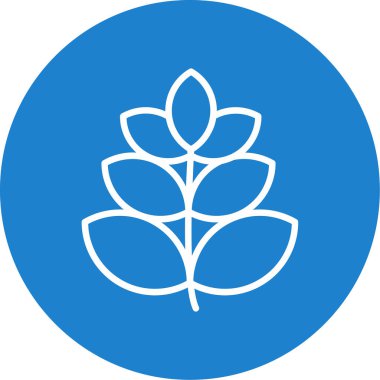 Buğday simgesi, vektör illüstrasyonu basit tasarım