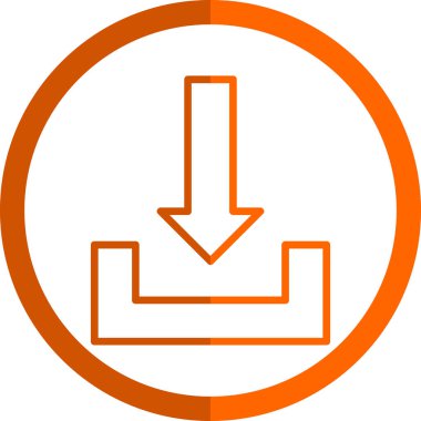 İndir. Web simgesi basit illüstrasyon