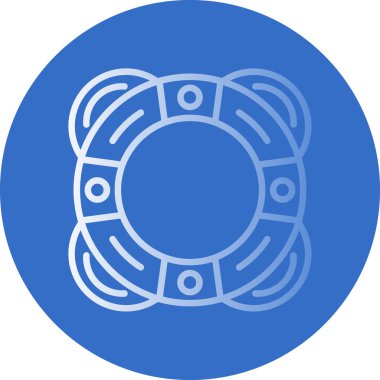 Hayat kurtarıcı. Web simgesi basit illüstrasyon