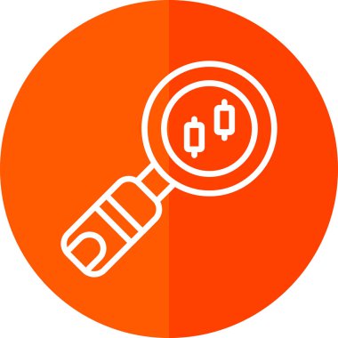 Arama simgesi vektör illüstrasyonu