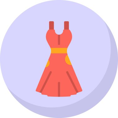 elbise simgesi, vektör illüstrasyonu basit tasarım