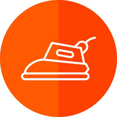 Ütü. Web simgesi basit illüstrasyon 