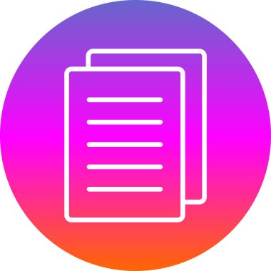 Web vektör illüstrasyonunu listele 