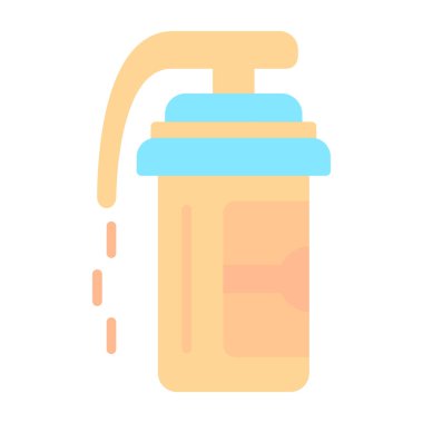 Pepper spray icon, vector illustration