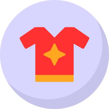 t-shirt simgesi, vektör illüstrasyonu basit tasarım