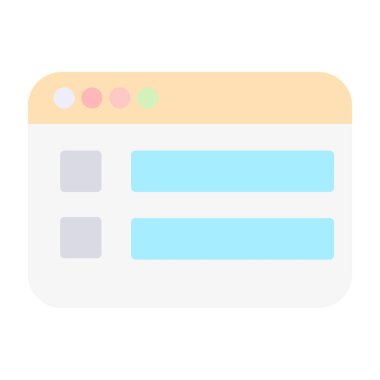 Web sayfası renk simgesi