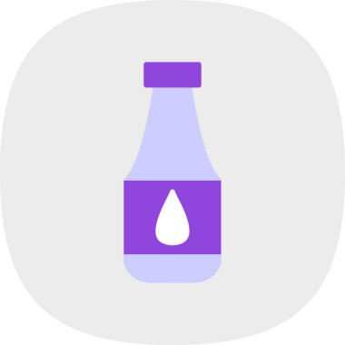 Şişe simgesinin vektör illüstrasyonu 