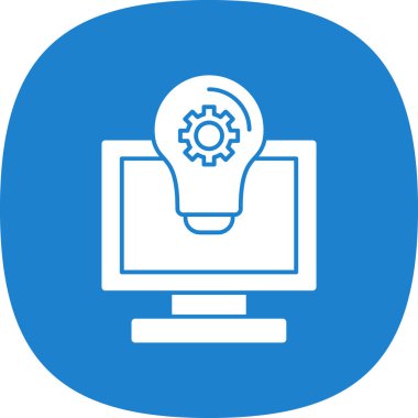 Bilgisayar simgesi. Basit resimleme