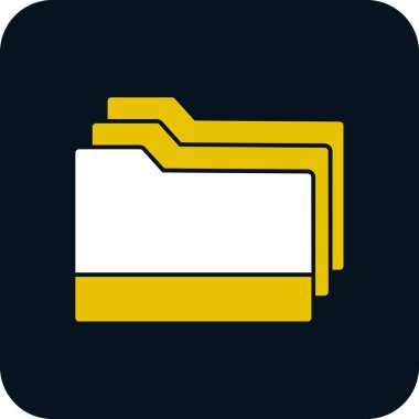 düz biçimli dosya dizini simgesi 