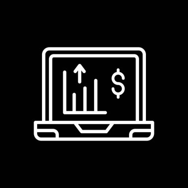 dizüstü bilgisayar simgesi, vektör illüstrasyonu basit tasarım