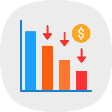 ticari grafik vektör simgesi