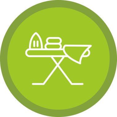 Demir tahta renkli simge, vektör illüstrasyonu basit tasarım