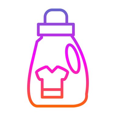 Süt Şişesi Simgesi Vektör Özeti Çizimi