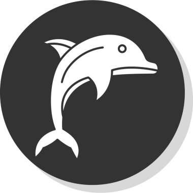 balina simgesi vektör illüstrasyonu