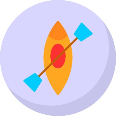 Kano yassı simgesinin vektör illüstrasyonu