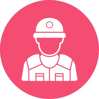 Bir kadın simgesinin vektör illüstrasyonu