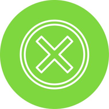 Haç. Web simgesi basit illüstrasyon