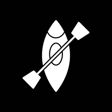 Kano yassı simgesinin vektör illüstrasyonu