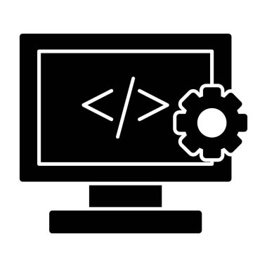 Web tasarım geliştirme simgesi 