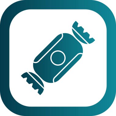 Şeker simgesinin vektör illüstrasyonu 