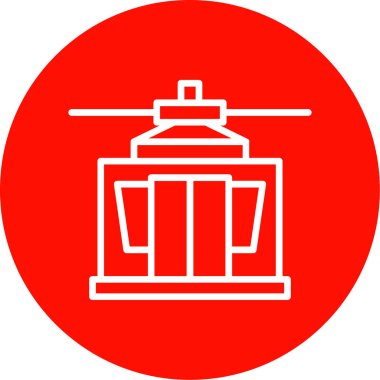 Vektör illüstrasyonu, modern simge