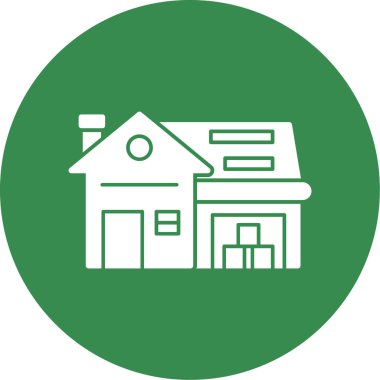 Ev simgesi, vektör illüstrasyonu basit tasarım